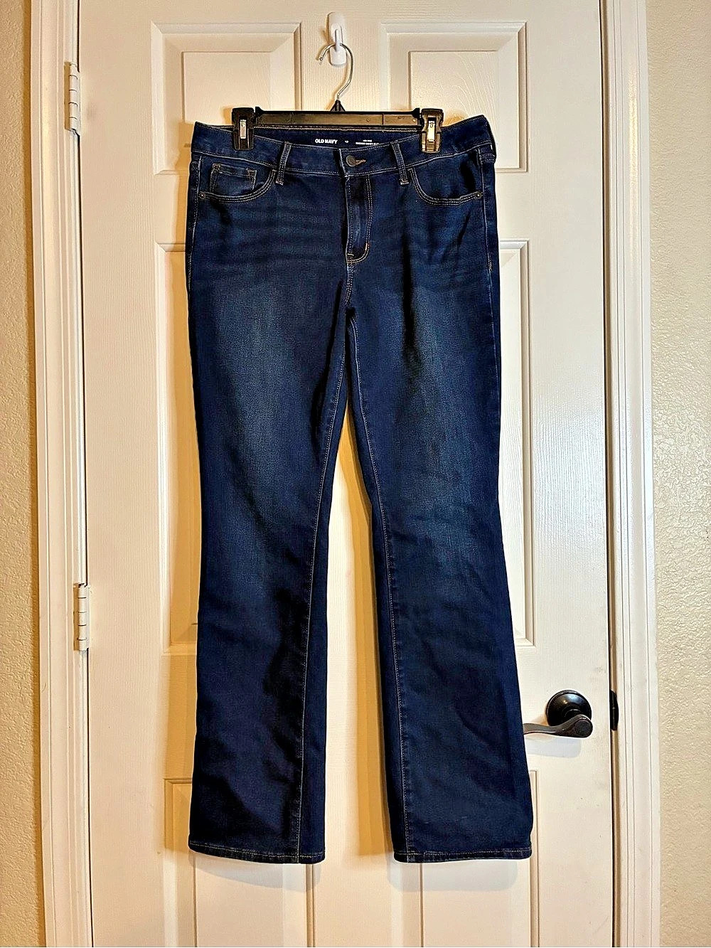 Old Navy Kicker Boot-Cut Jeans Blue size 12 Like New